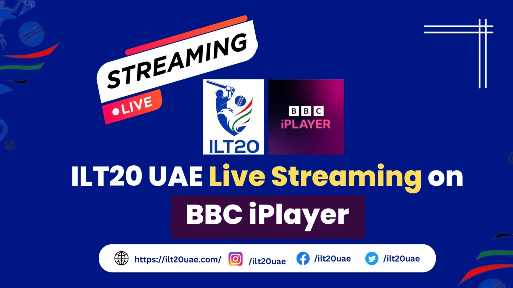 ILT20 Live on BBC iPlayer