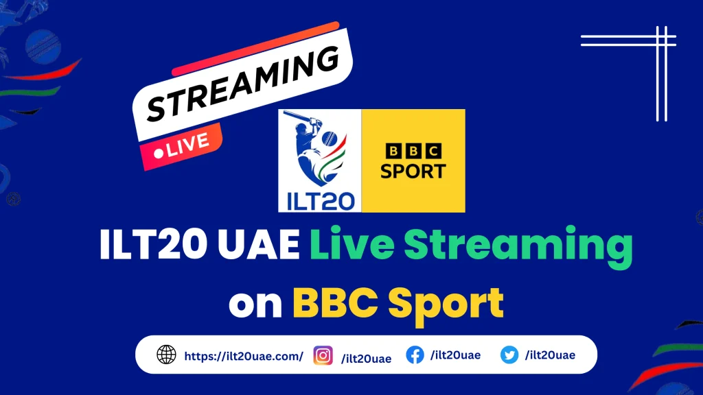 ILT20 Live on BBC Sports