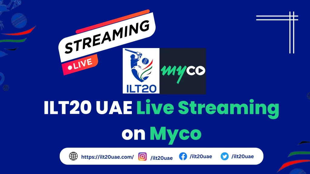 ILT20 Live on Myco