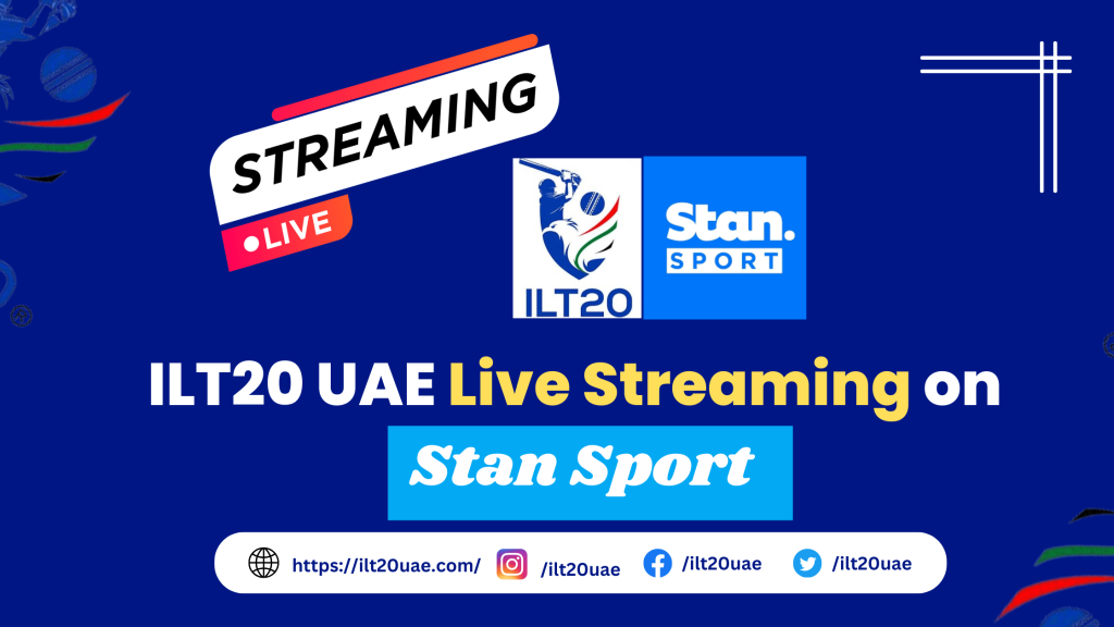 ILT20 Live Streaming on Stan Sport