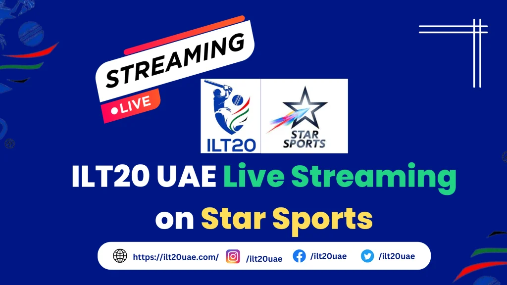 ILT20 Live on Star Sports