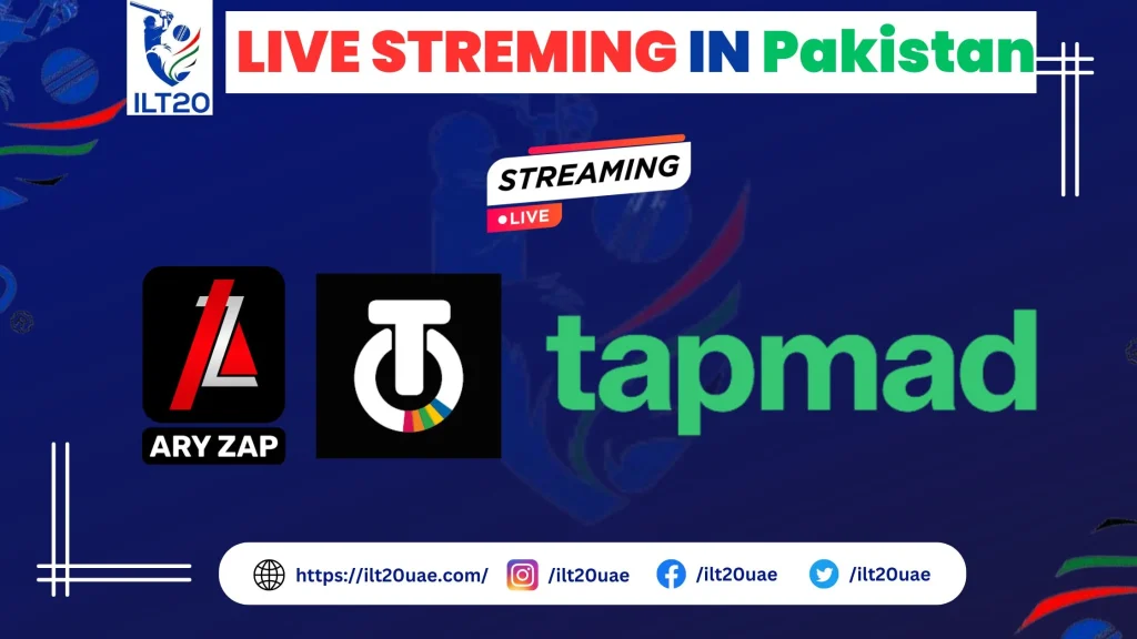 best apps to watch ilt20 live in pakistan