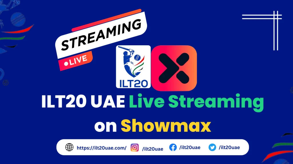 ILT20 Live on Showmax