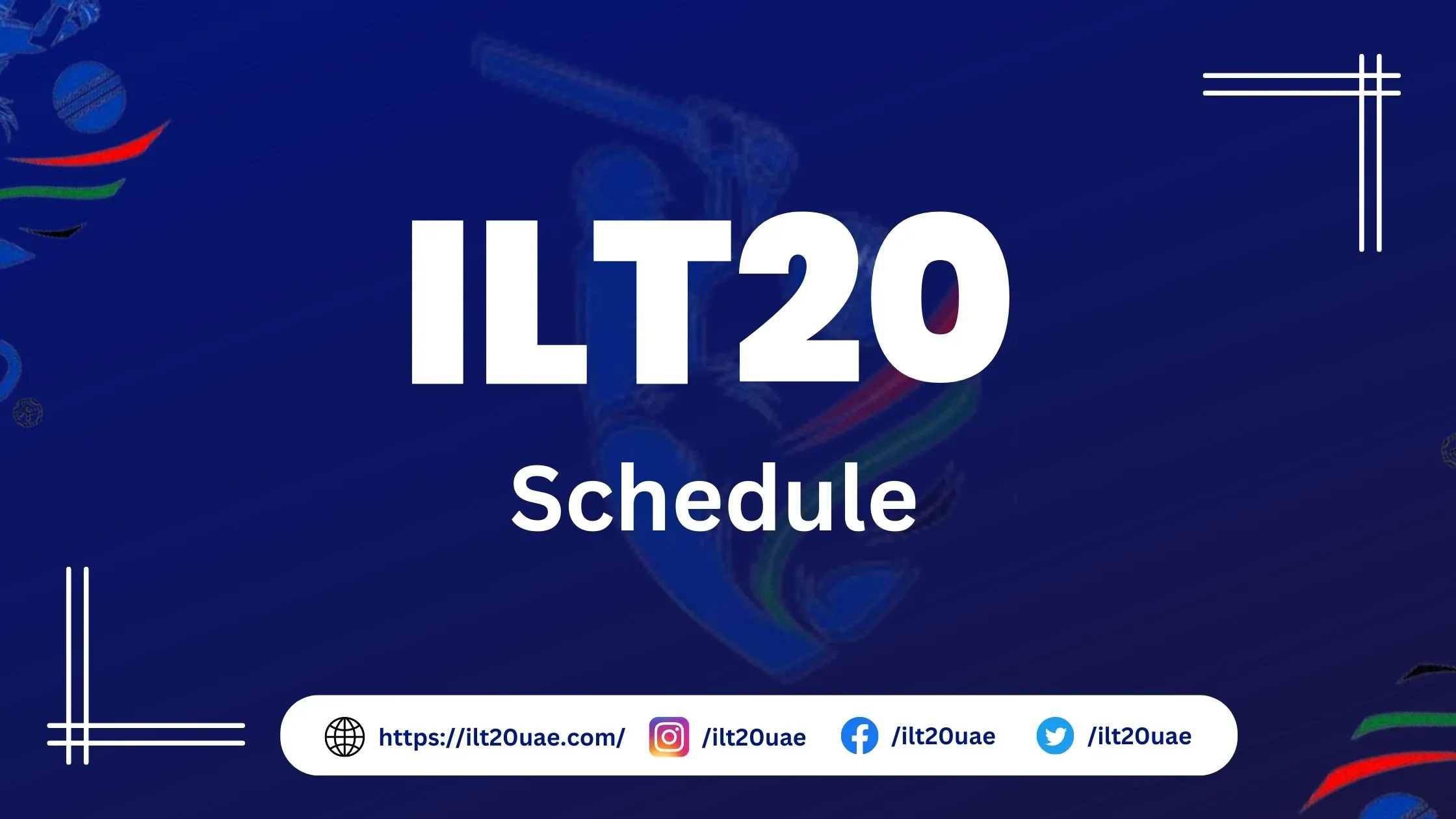 ILT20 schedule 2023