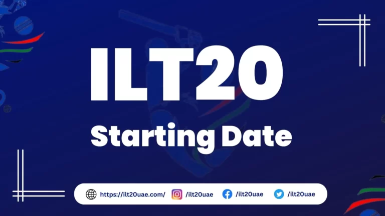 International League T20 ILT20 Starting Date of 2nd Season 2024