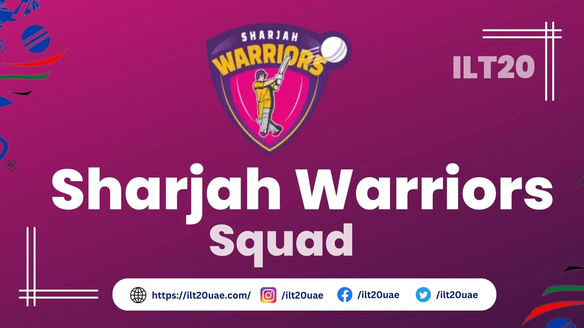 Sharjah Warriors Squad