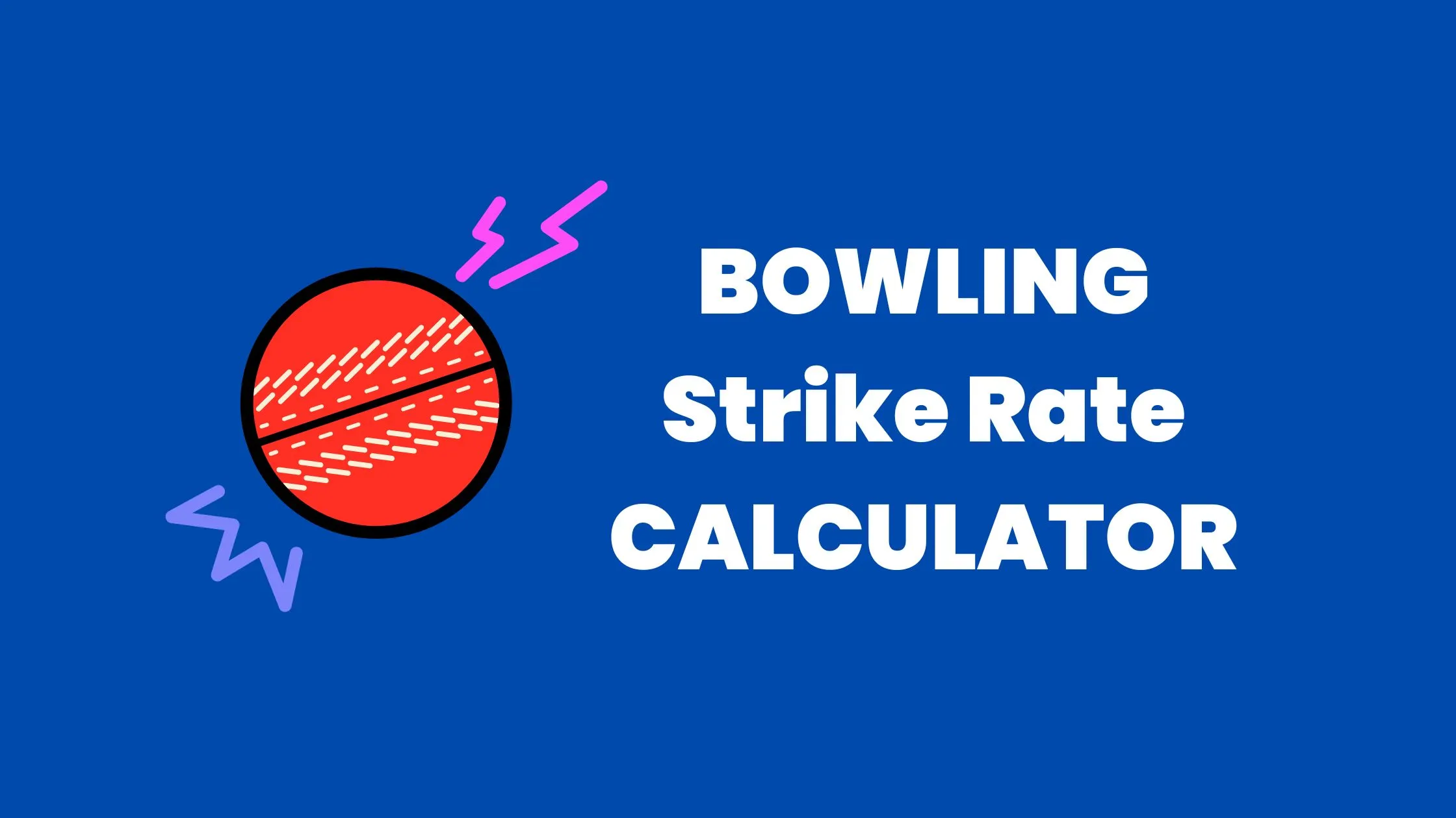 bowling strike rate