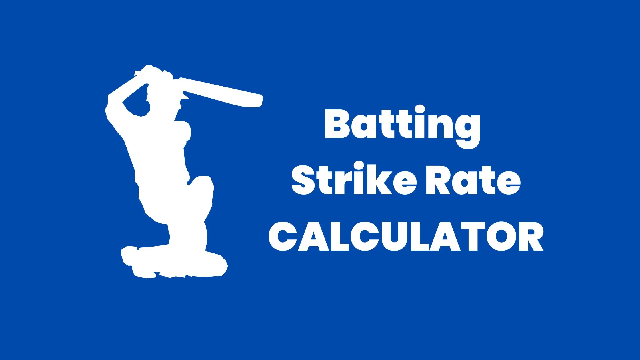 batting strike rate calculator