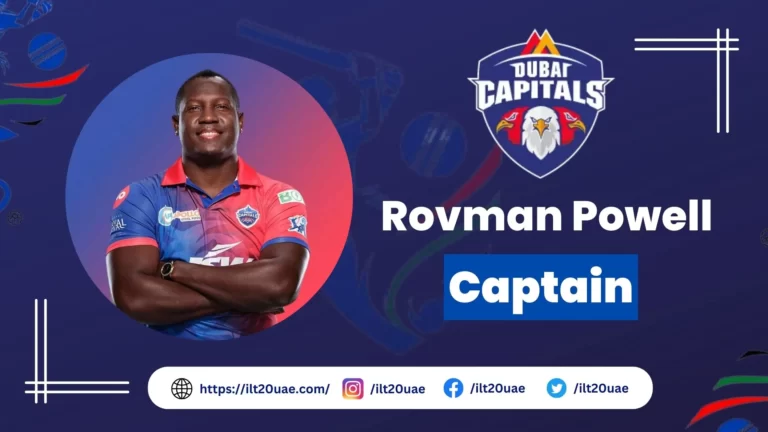 Dubai Capitals Captain: Rovman Powell, Stats, Records
