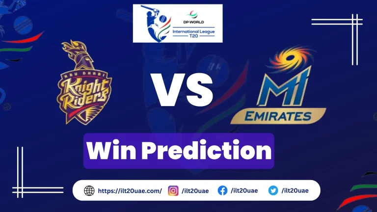 ABKR and MIE Win Prediction | 6th Match of ILT20, Who will win?