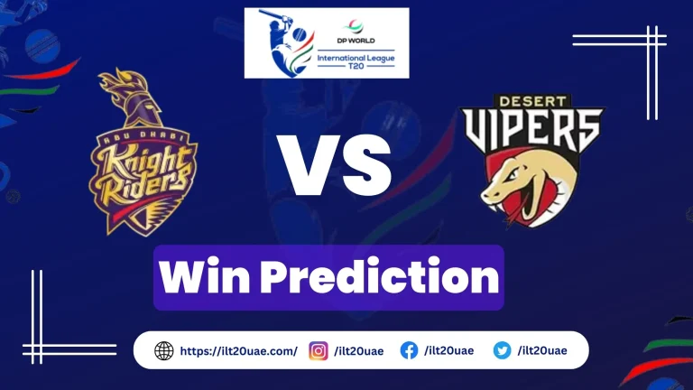 ADKR vs DV Win Prediction | 10th Match of ILT20, Who will win?