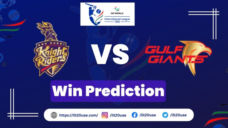 ADKR vs GG Win Prediction | 16th Macth of ILT20 | Who will win?