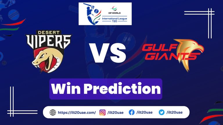 DV vs GG Win Predictions, Playing 11 | 7th Match of ILT20