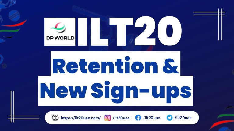 ILT20 Retentions and New Sign-Ups for Season 2nd 2024