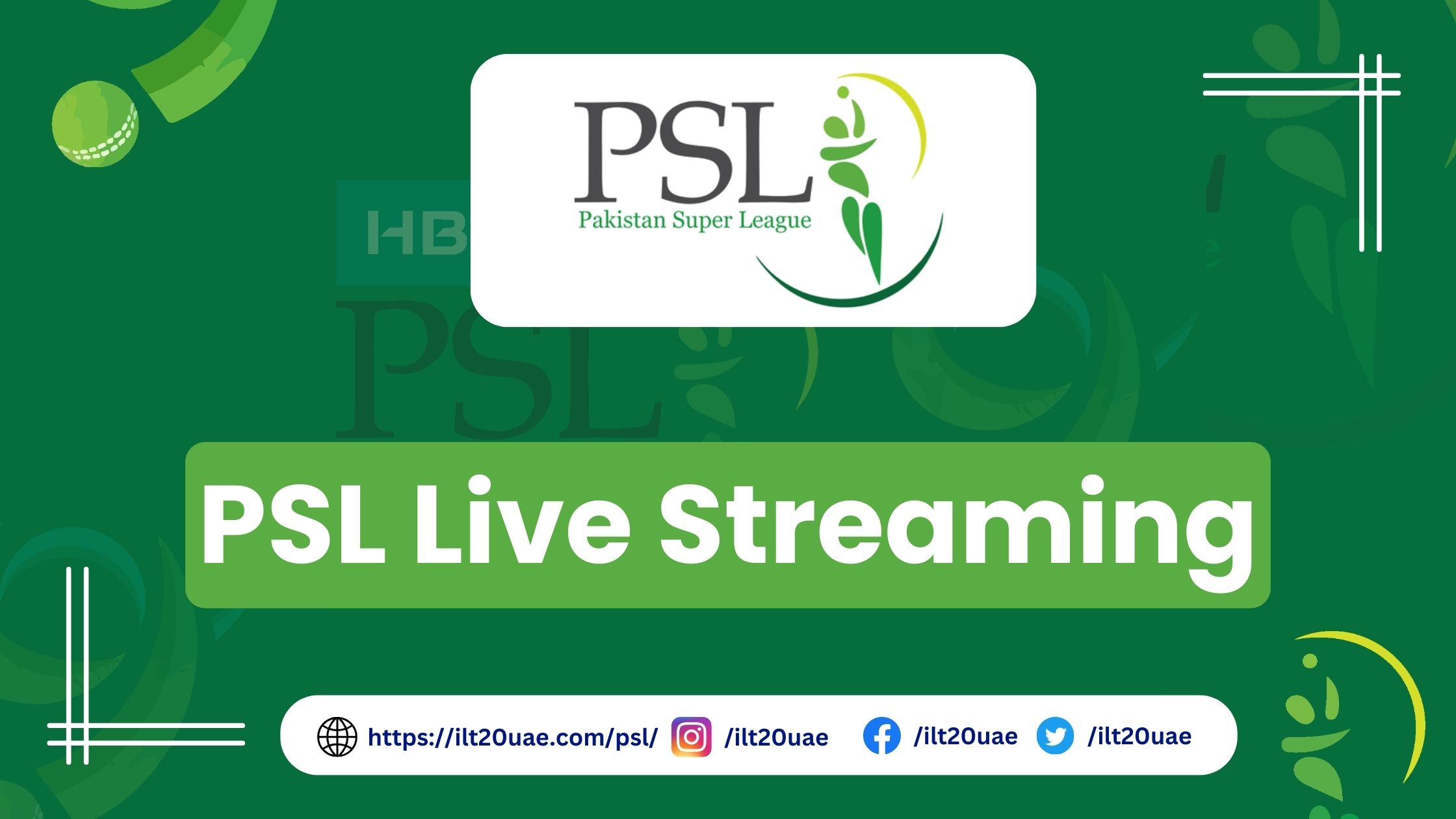 PSL Live Streaming