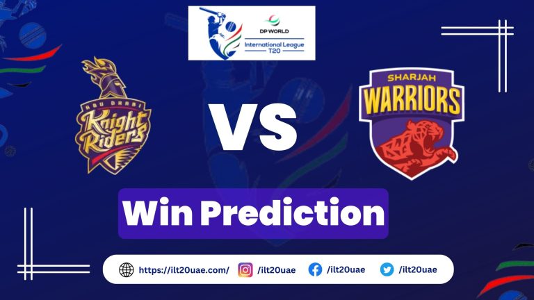ADKR vs SW Win Prediction | 25th Match of ILT20 | Who will win?