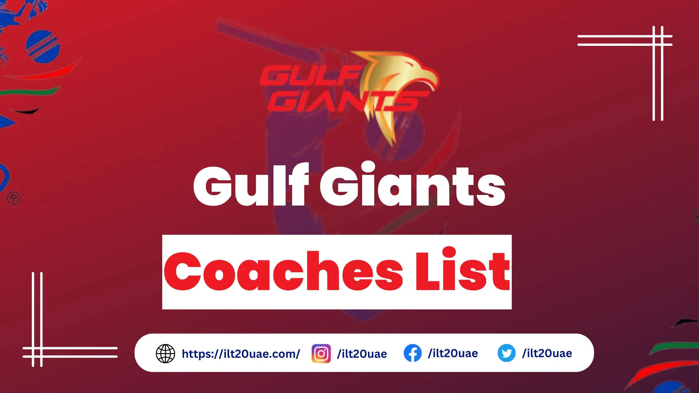 Gulf Giants Coaches List