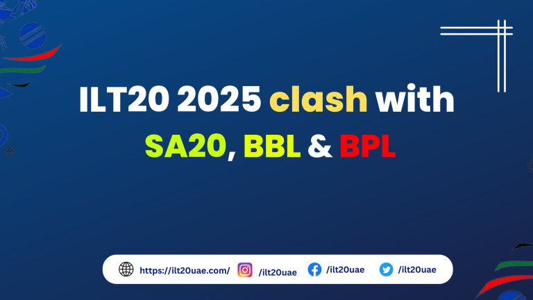 ILT20 to Clash with BBL, SA20, and BPL