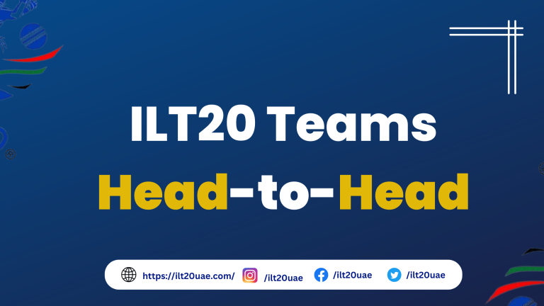 ILT20 Teams Head-to-Head