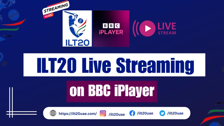 ILT20 Live on BBC iPlayer