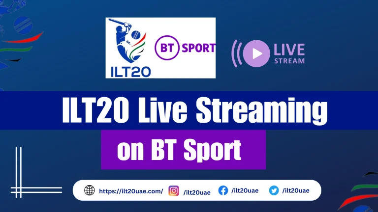 ILT20 Live on BT Sports