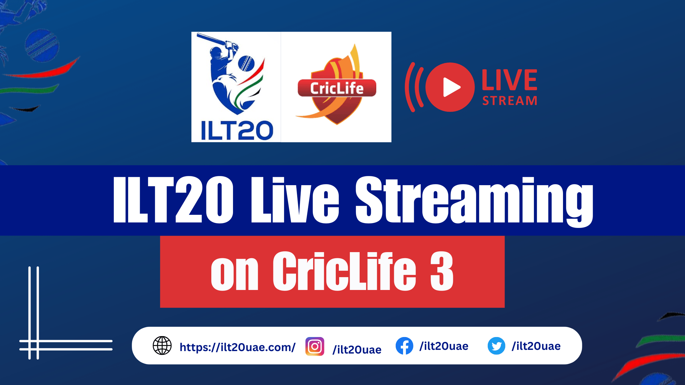 ILT20 Live on CricLife 3