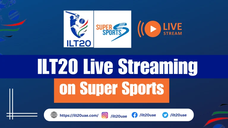 ILT20 Live on Super Sports