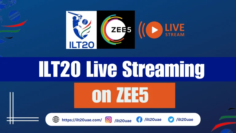 ILT20 Live on ZEE5