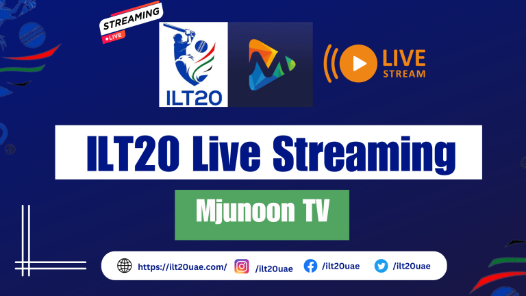 ILT20 Live Streaming on Mjunoon TV