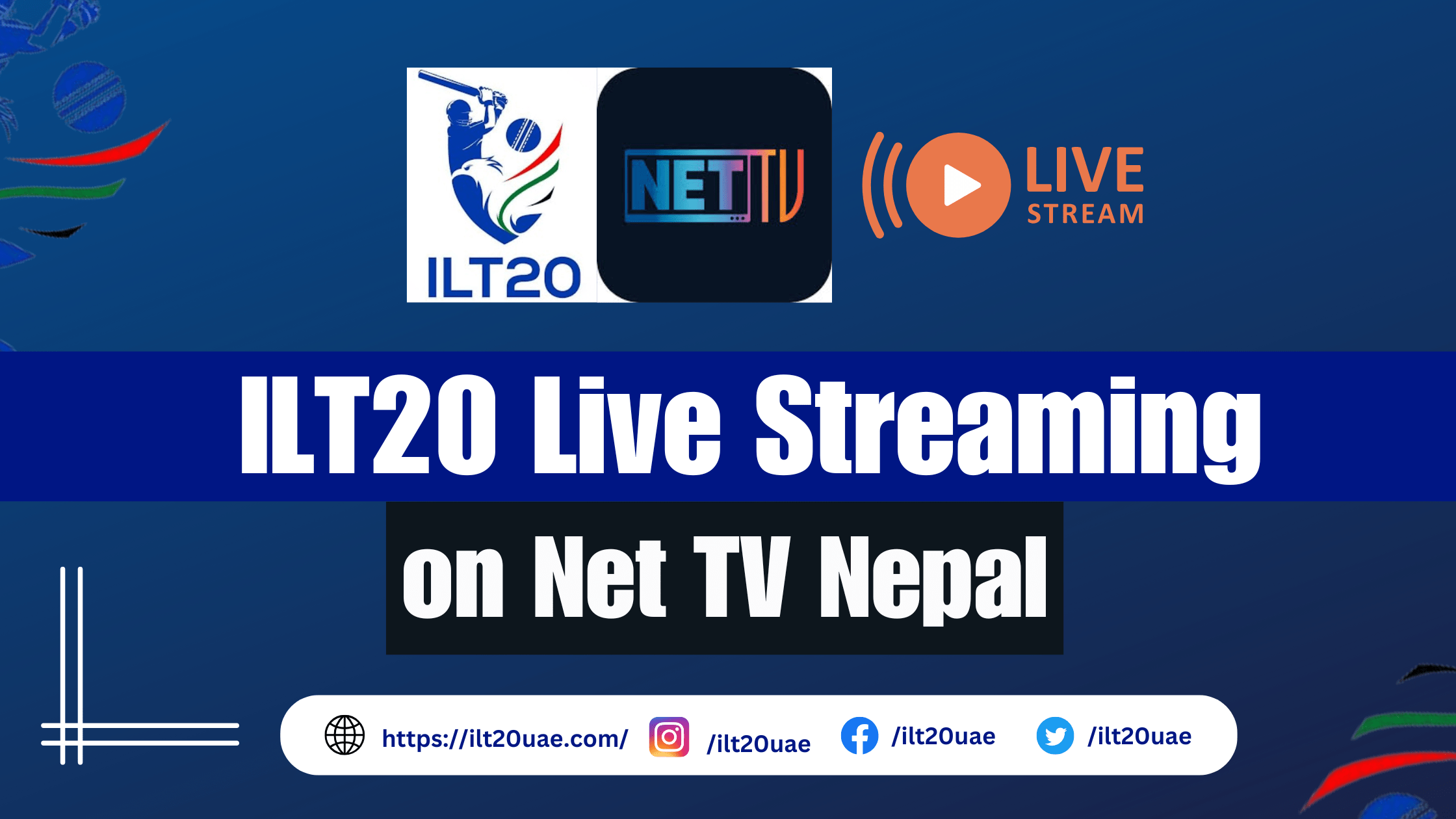 ILT20 Live on Net TV Nepal