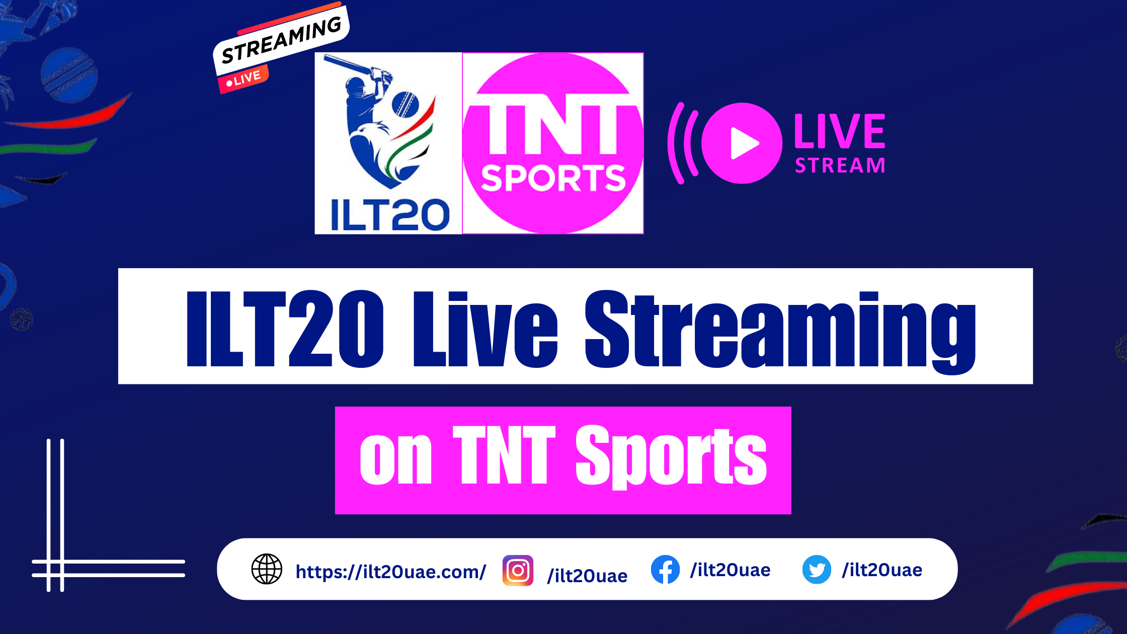 ILT20 Live on TNT Sports