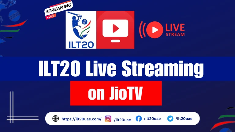 ILT20 Live on JioTV