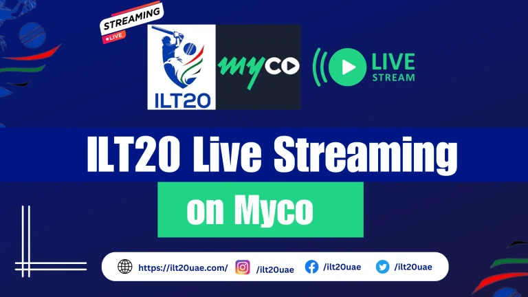 ILT20 Live on Myco