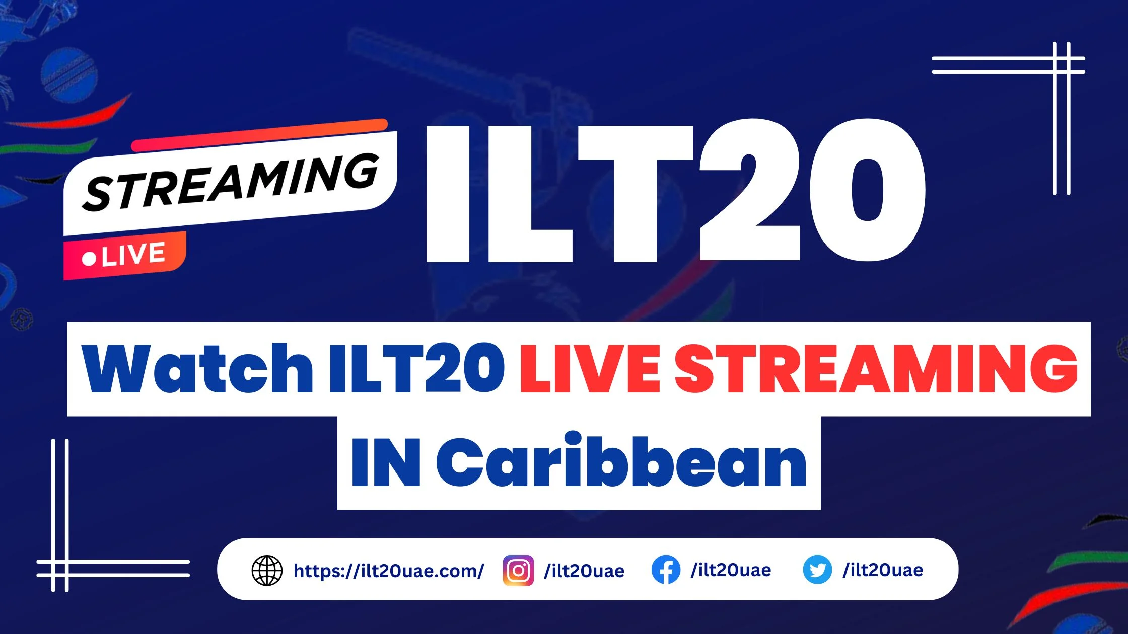 _Watch ILT20 LIVE STREAMING IN Caribbean