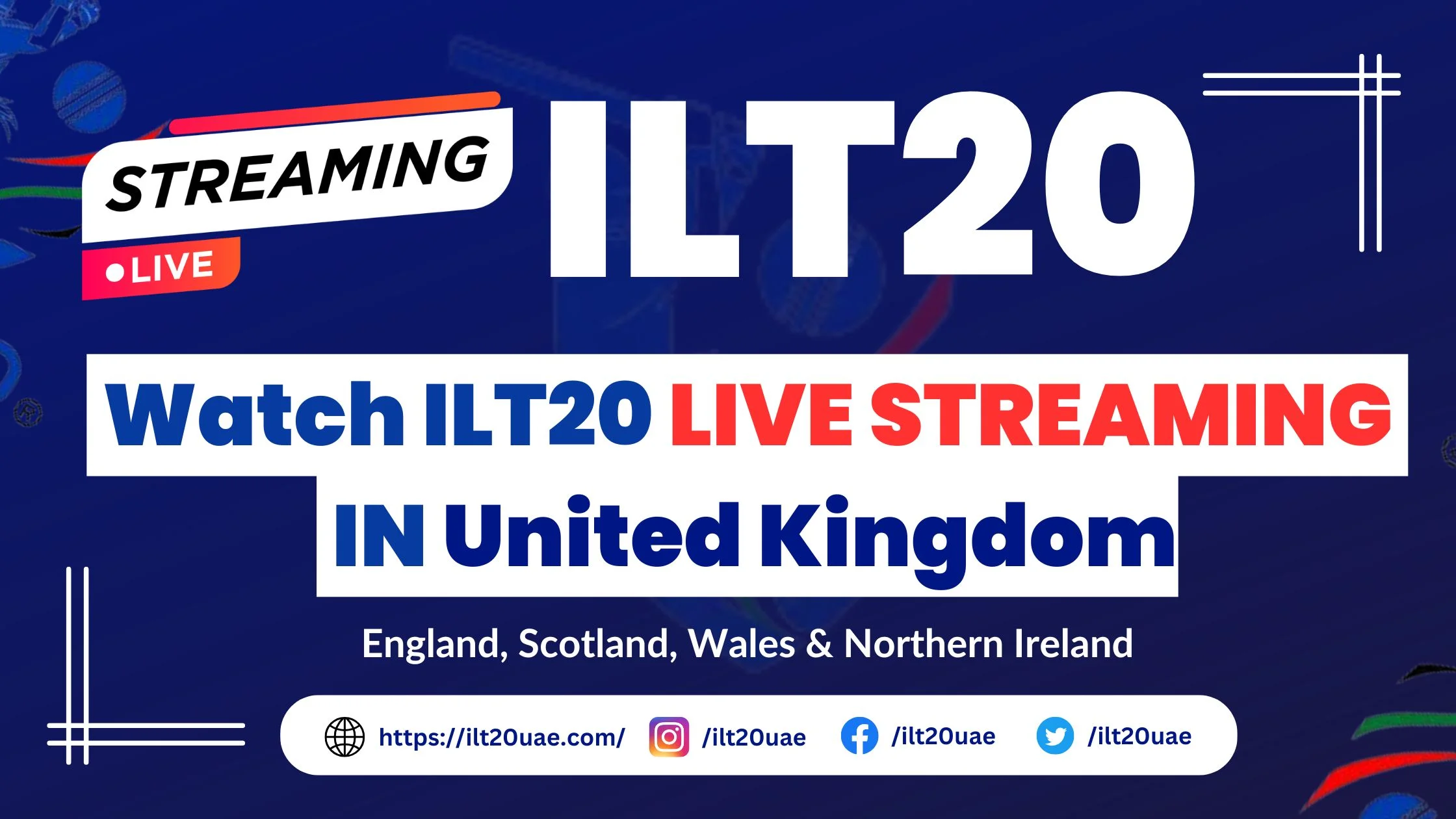 _Watch ILT20 LIVE STREAMING IN United Kingdom