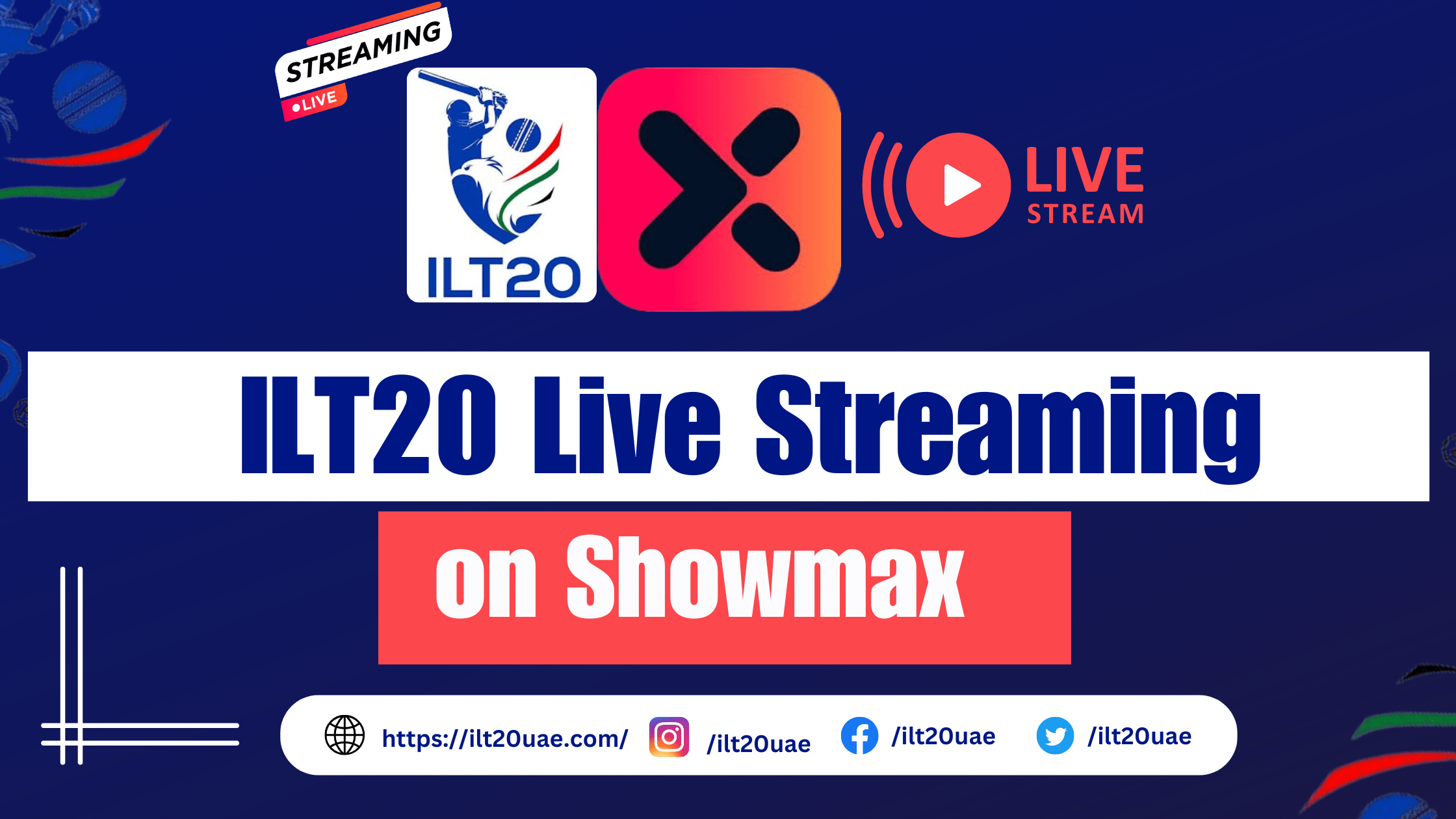 ILT20 Live on Showmax